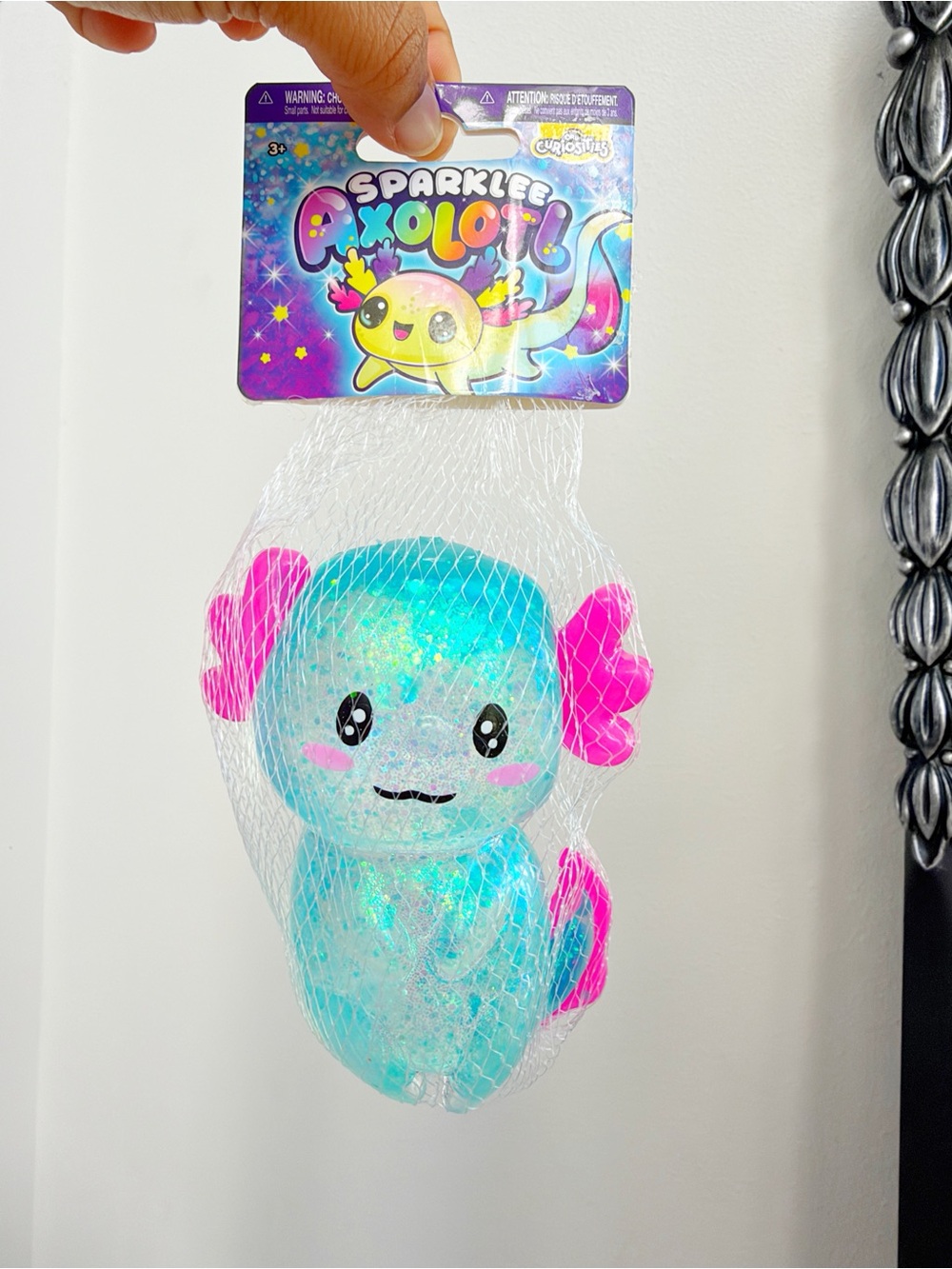 NEW Set of 3 Orbeez Glitter Axolotl Squishy Bundle Viral Original ORB RARE - Picture 6 of 7